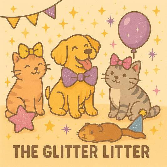 Glitter litter