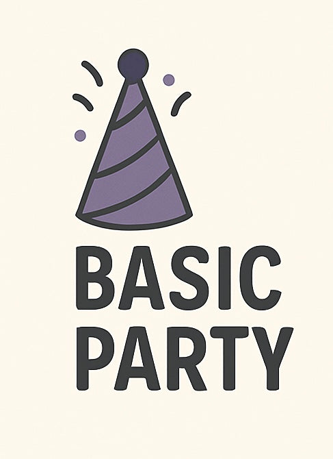 Basic Party Package (up to 10 pets, 2 hours)